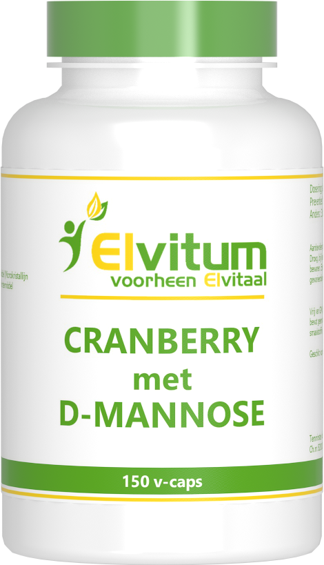 Elvitum Cranberry + D'Mannose Vegicaps 150CP