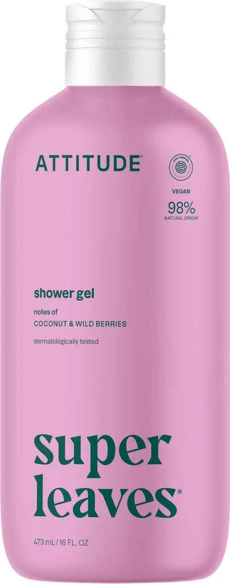Attitude shower Gel Soothing Coconut & Wild Berries 473ML