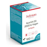 Nutrisan NutriVit D3 2000IU Vegan Softgels 120SG