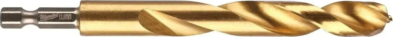 Milwaukee Metaalboor Shockwave HSS-G TiN Red Hex 12 x 127 mm VE=1 - 48894727