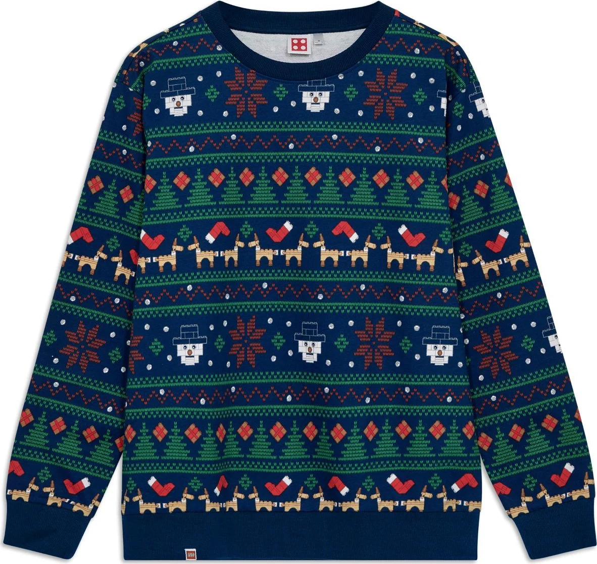 LEGO Kerstsweatshirt voor volwassenen - donkerblauw