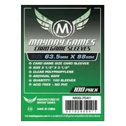 Card Game Card Sleeves 63,5x88mm (100 pack) (Green)