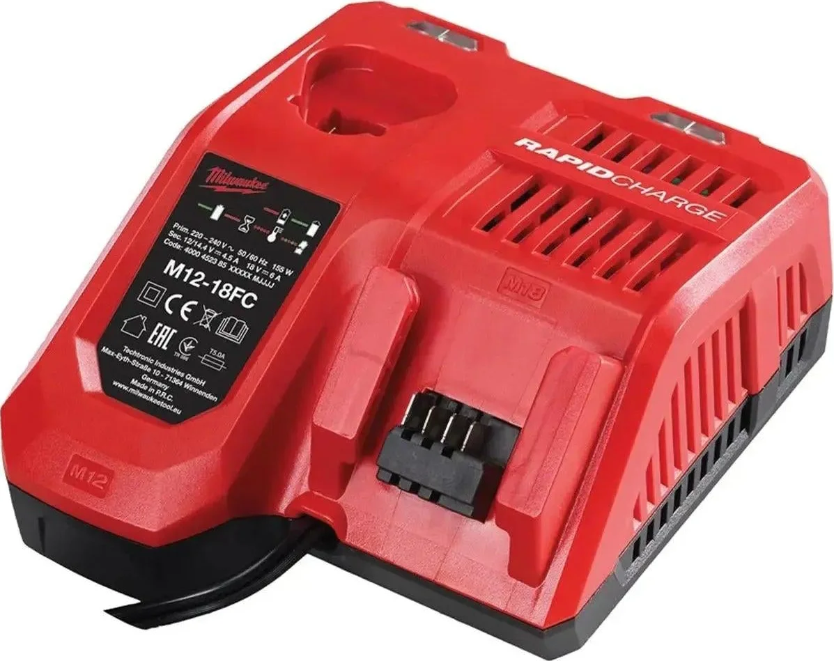 Milwaukee M12-18 FC Universele Snellader 12V, 14.4V & 18V - 4932451079
