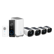 EufyCam 3 4-Pack + Video Doorbell E340 + Chime
