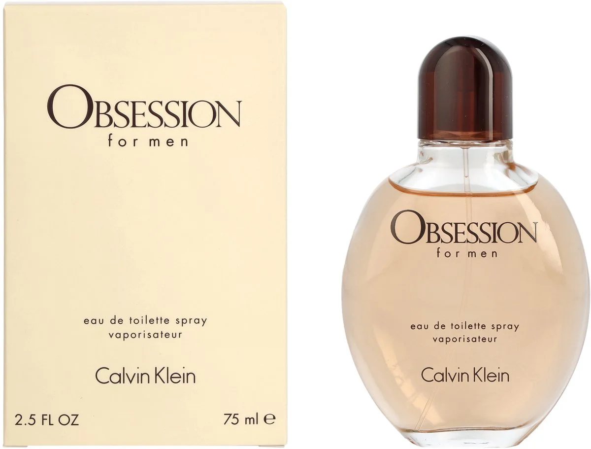 Calvin Klein For Men Obsession Eau de Toilette 75ML