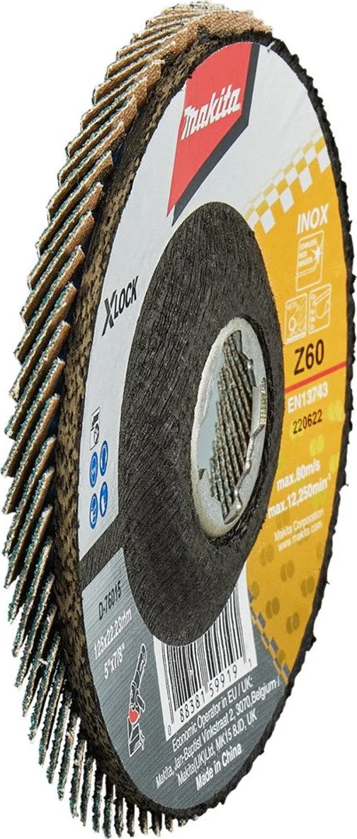 Makita D-76015 Lamellenschuurschijf Z60 X-LOCK | 125mm