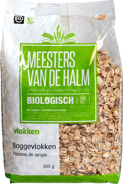 De Halm Roggevlokken Biologisch 500GR