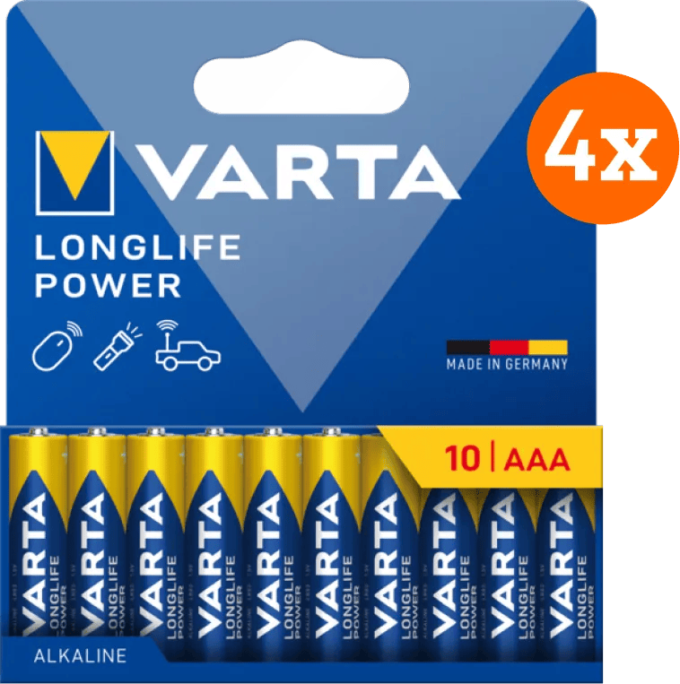 Varta Longlife Power AAA Pack 40 stuks