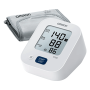 OMRON X2 Essential-Klinisch gevalideerde bloeddrukmeter bovenarm - Indicator voor hoge bloeddruk en onregelmatige hartslag -Medium manchet 22-32cm