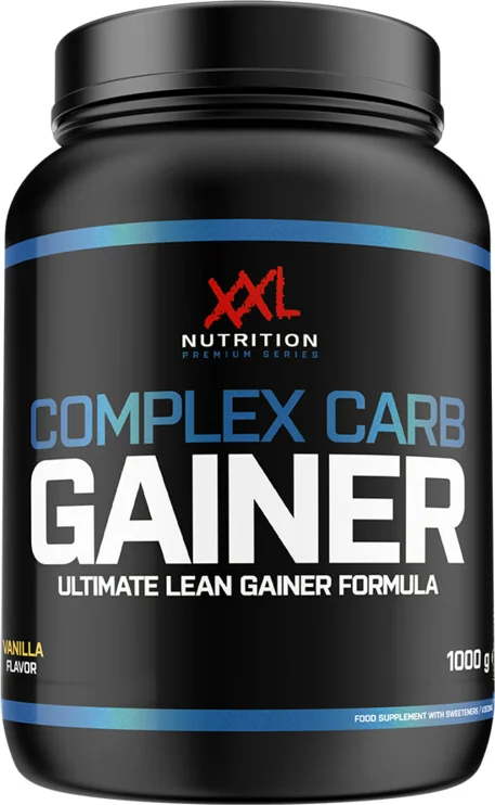 2x XXL Nutrition Complex Carb Gainer Vanille 1000 gr