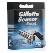 Gillette Sensor Excel Scheermesjes Mannen - 10 Stuks