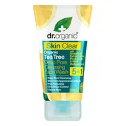 Dr Organic Skin Clear Deep Pore Face Wash 5-In-1 125ML
