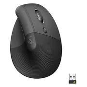 Logitech Lift Verticale Ergonomische Muis Zwart