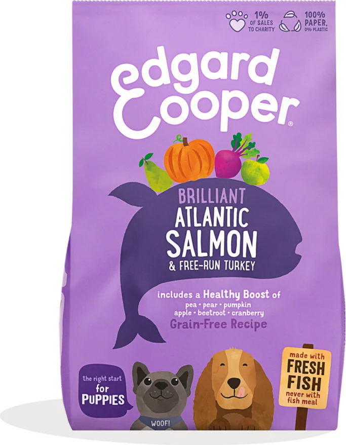 Edgard & Cooper Hondenvoer Puppy Verse Zalm en Kalkoen 700 gr