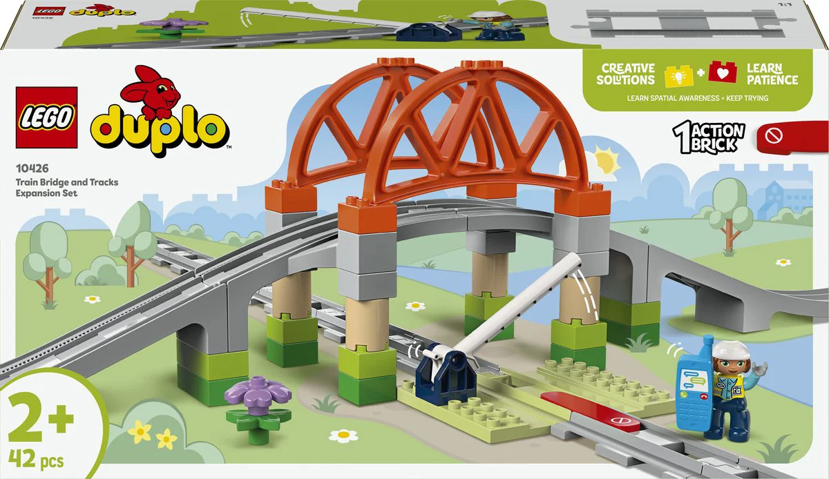 LEGO DUPLO Treinbrug en rails uitbreidingsset 10426