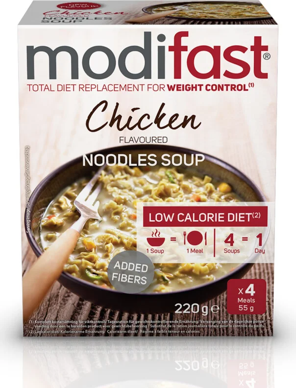 Modifast Weight Control Noodles Soep Chicken 4x55 gr