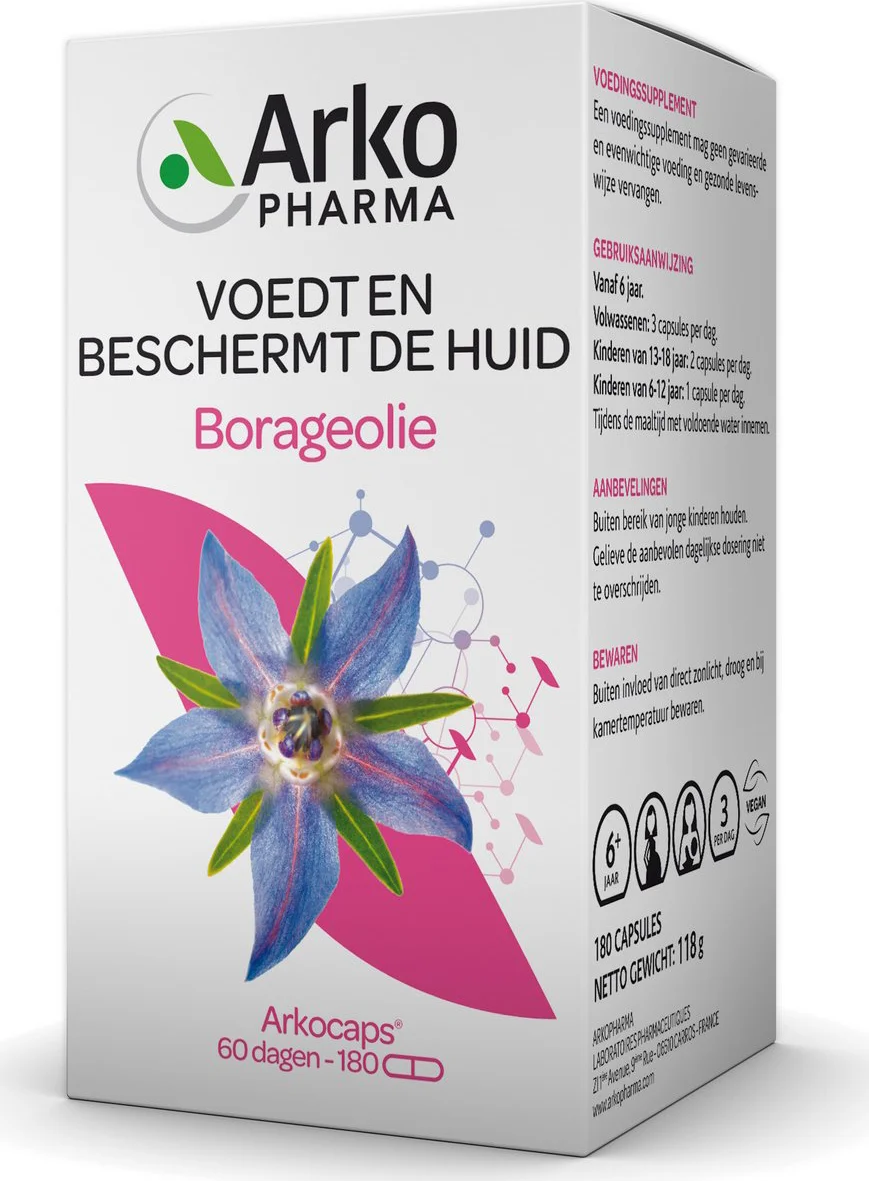 Arkocaps Borageolie Capsules 180CP