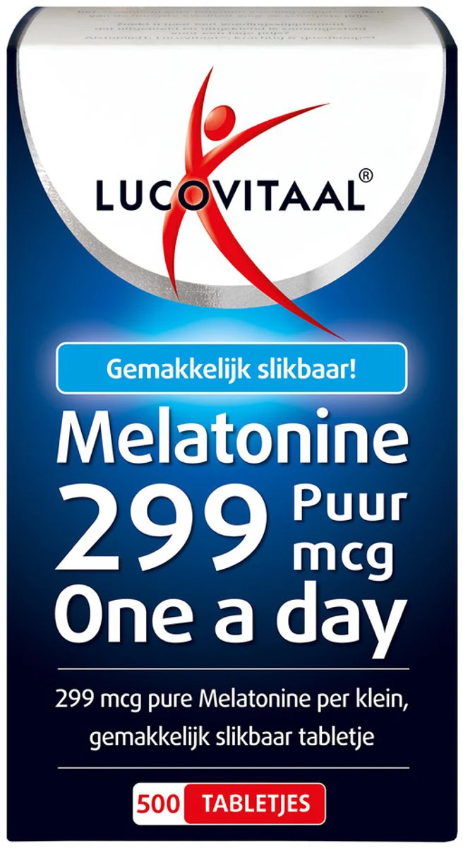 Lucovitaal Melatonine Puur 0.299mg 500 tabletten