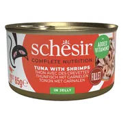 Schesir Kattenvoer Tonijn - Garnaal in Gelei 85 gr