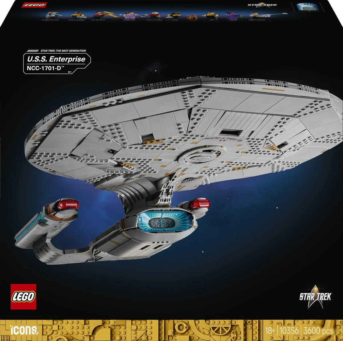 LEGO Icons Star Trek: U. S.S. Enterprise NCC-1701-D 10356