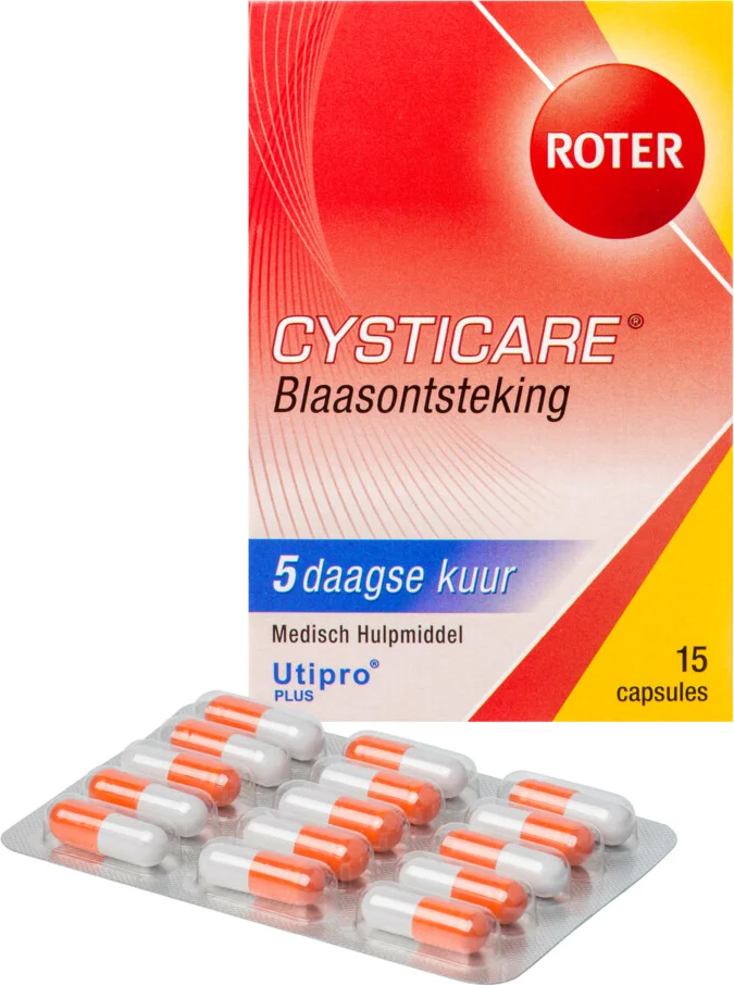 2x Roter Cysticare 5 Daagse Kuur 15 capsules