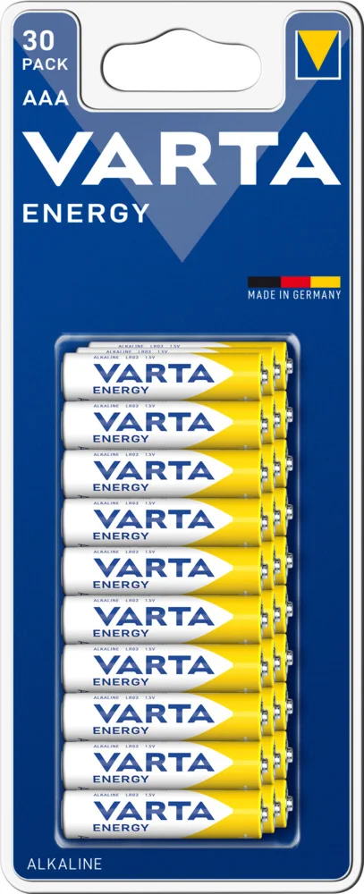 12x Varta Energy AAA Blister 30 stuks