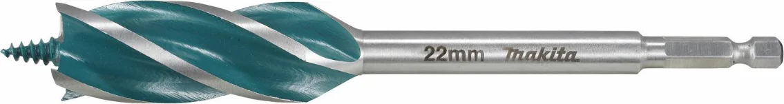 Makita E-26674 4-snijder houtboor 22x165mm