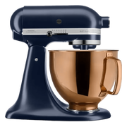KitchenAid Artisan Mixer 5KSM125EIB Blauw + Design Mengkom Koper