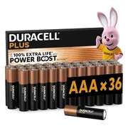 Duracell Plus AAA batterijen 36 stuks