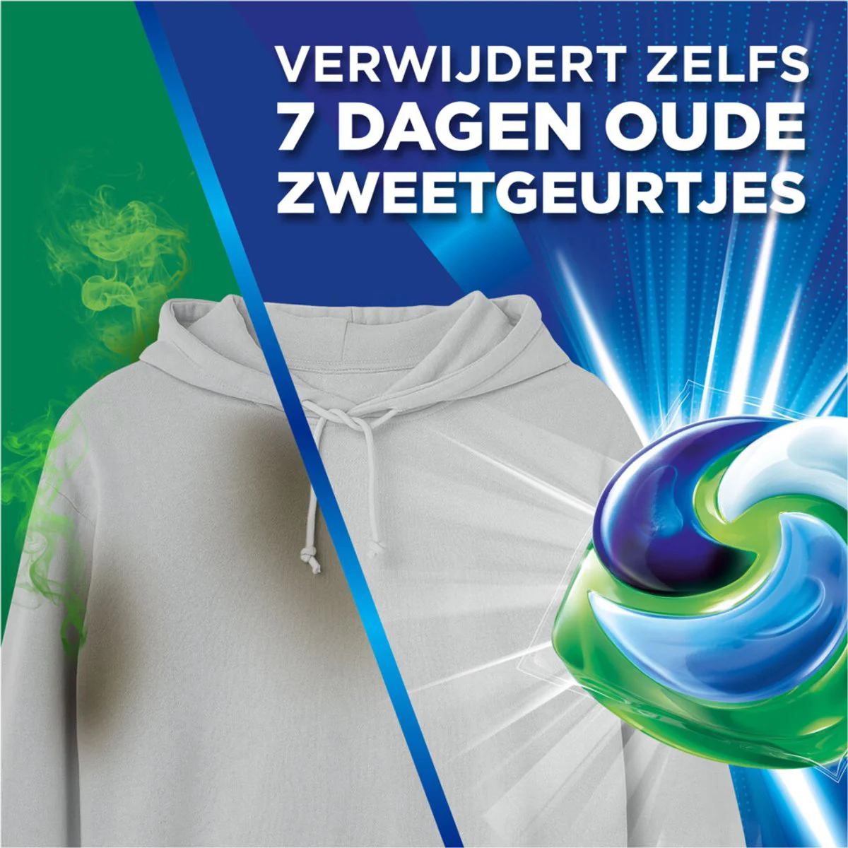 Ariel 4in1 Wasmiddel Pods Actieve Geurbestrijding 19 stuks
