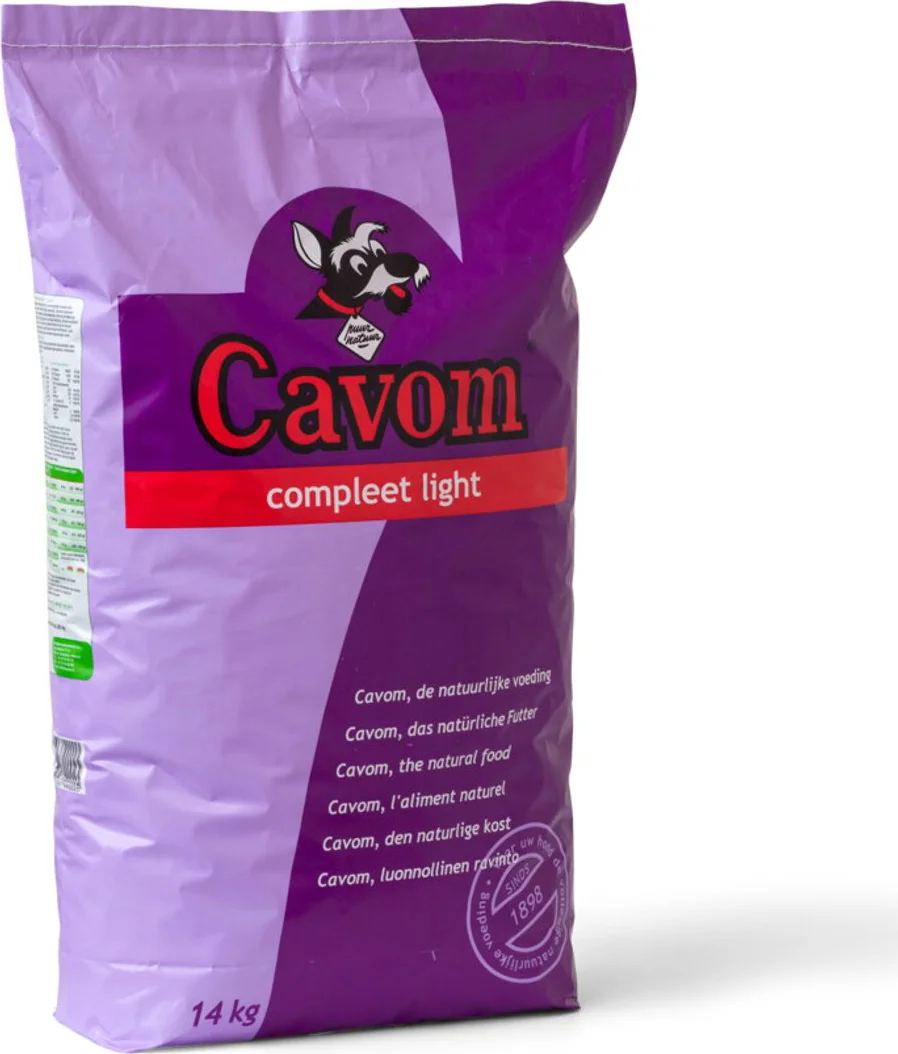 Cavom Hondenvoer Droog Compleet Light - 14 kg
