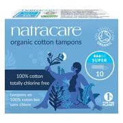 Natracare Cotton Tampons Super 10ST