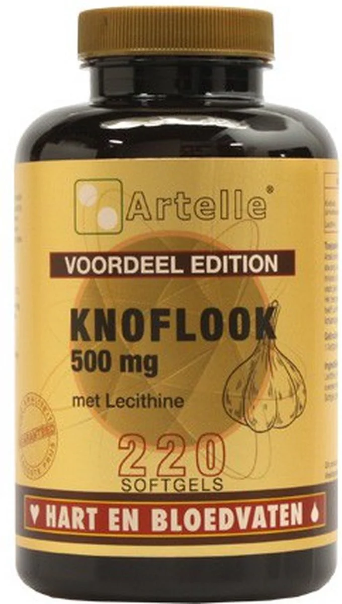 Artelle Knoflook 500mg Met Lecithine capsules 220SG