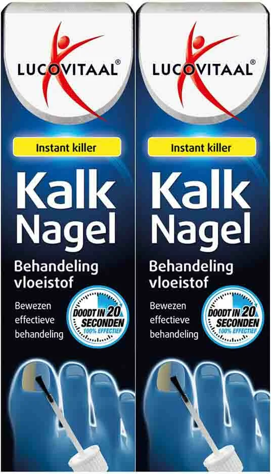 2x Lucovitaal Kalknagel Behandeling Vloeistof 10 ml