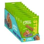 10x Edgard & Cooper Adult Strips Lam & Kalkoen 75 gr