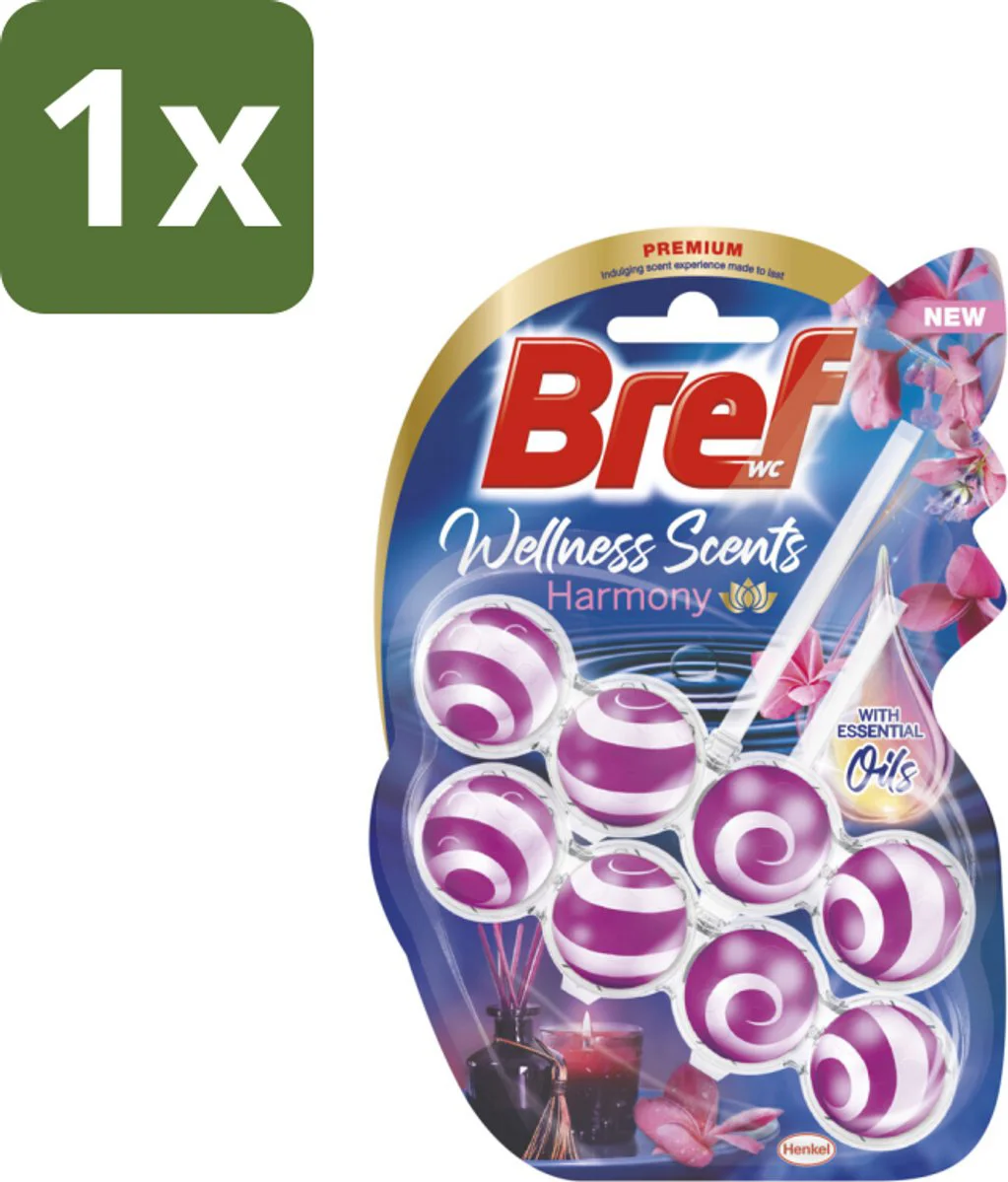 Bref Toiletblok Wellness Scents Harmony 2 stuks