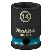 Makita E-15958 Impact Black Krachtdop 3/8" kort | 14 mm