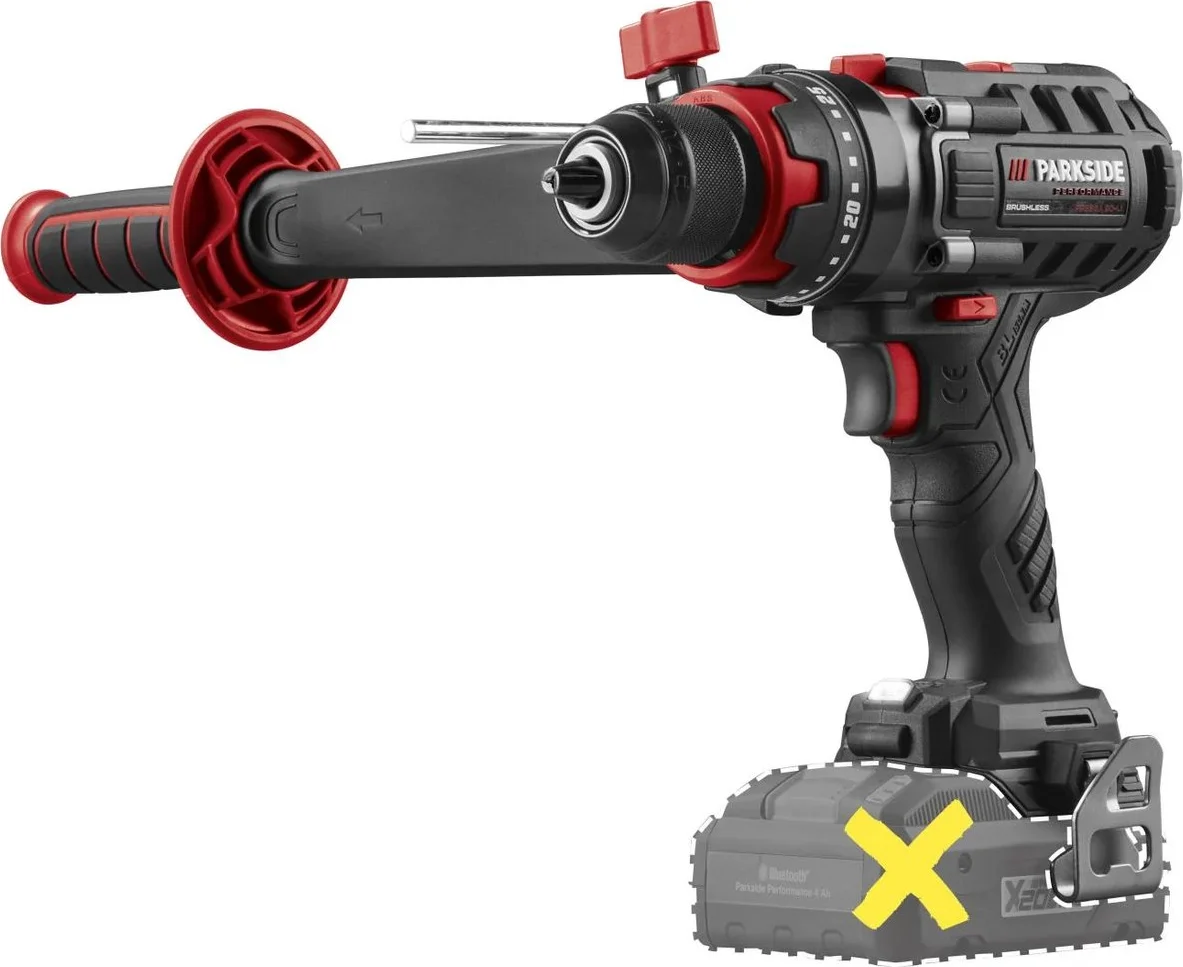PARKSIDE PERFORMANCE Accu-klopboormachine 20 V 150 Nm zonder accu en lader