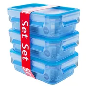 TEFAL Clip & Close vershoudbakjes (Doos van 3, rechthoekig)