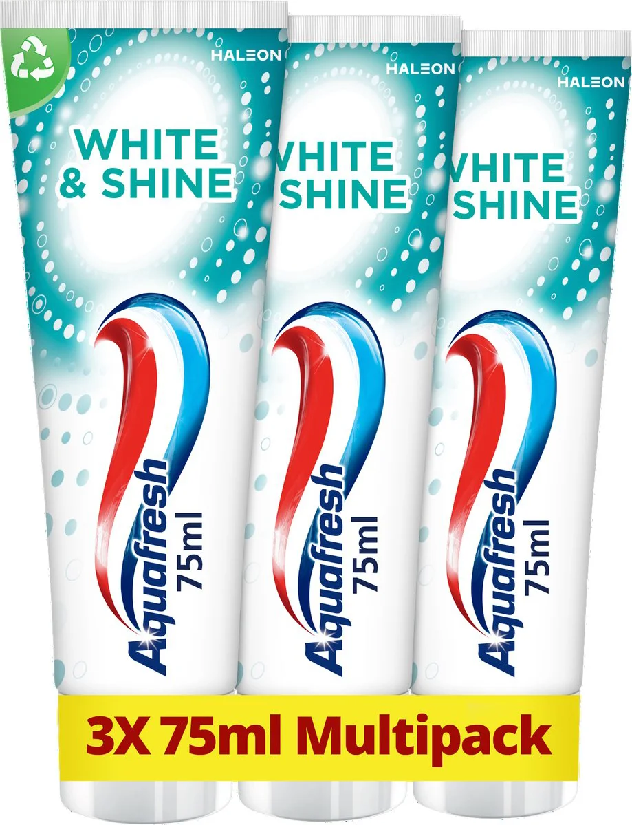 Aquafresh Tandpasta White & Shine 3 stuks