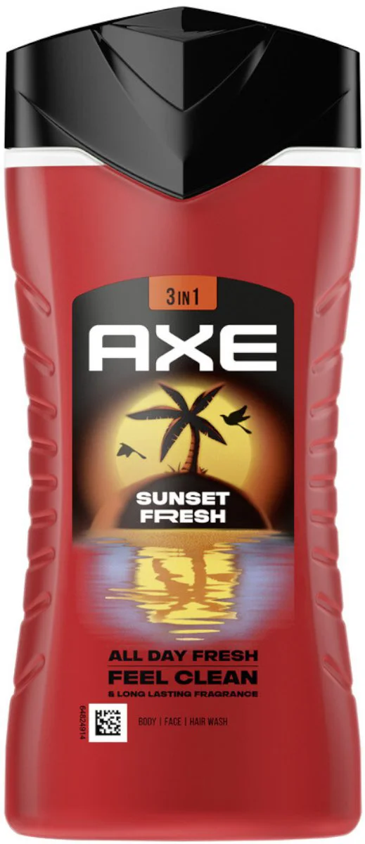 Axe Sunset Fresh 3-in-1 Showergel 250ML