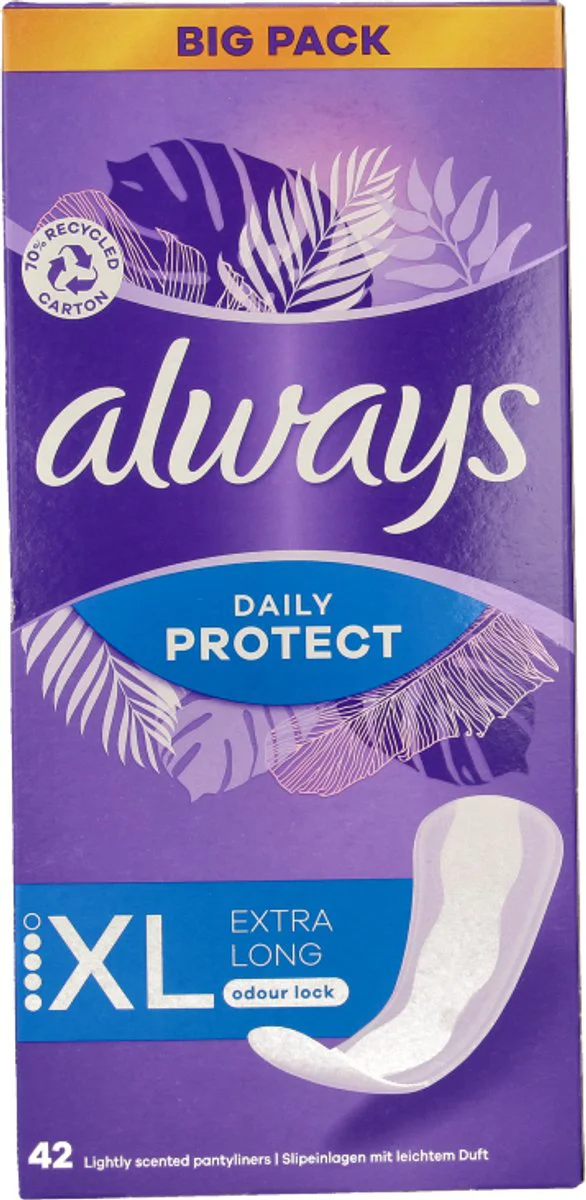 Always Inlegkruisjes Daily Protect Extra Long 42ST