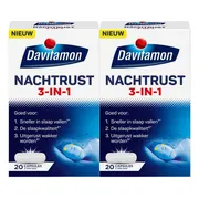 2x Davitamon Nachtrust 3-in-1 20 capsules