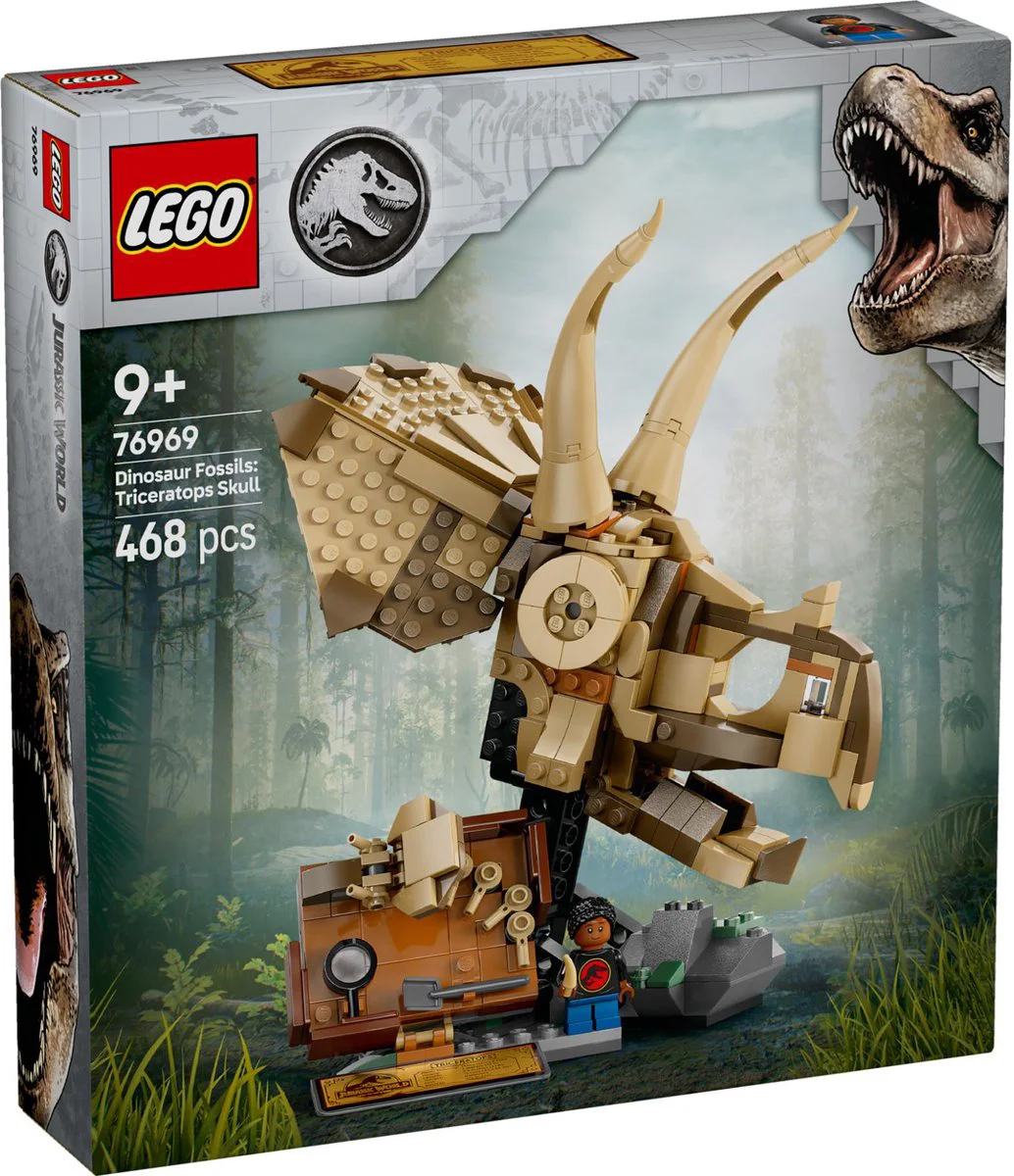 LEGO Jurassic World Dinosaurusfossielen Triceratops Schedel 76969