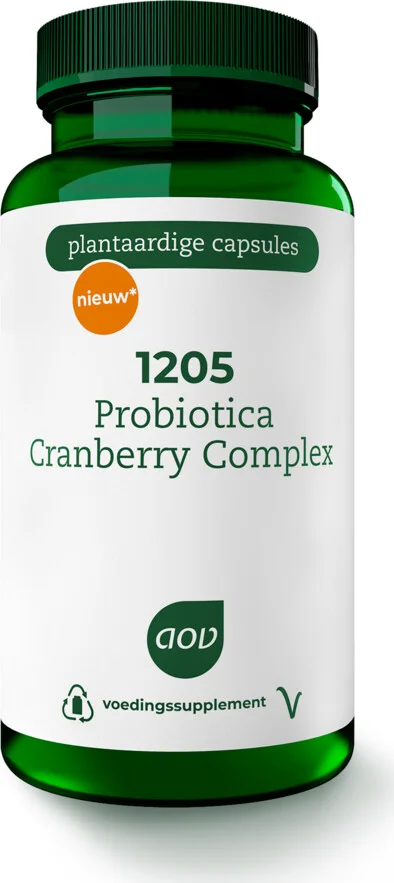 2x AOV 1205 Probiotica Cranberry Complex 60 vegacapsules