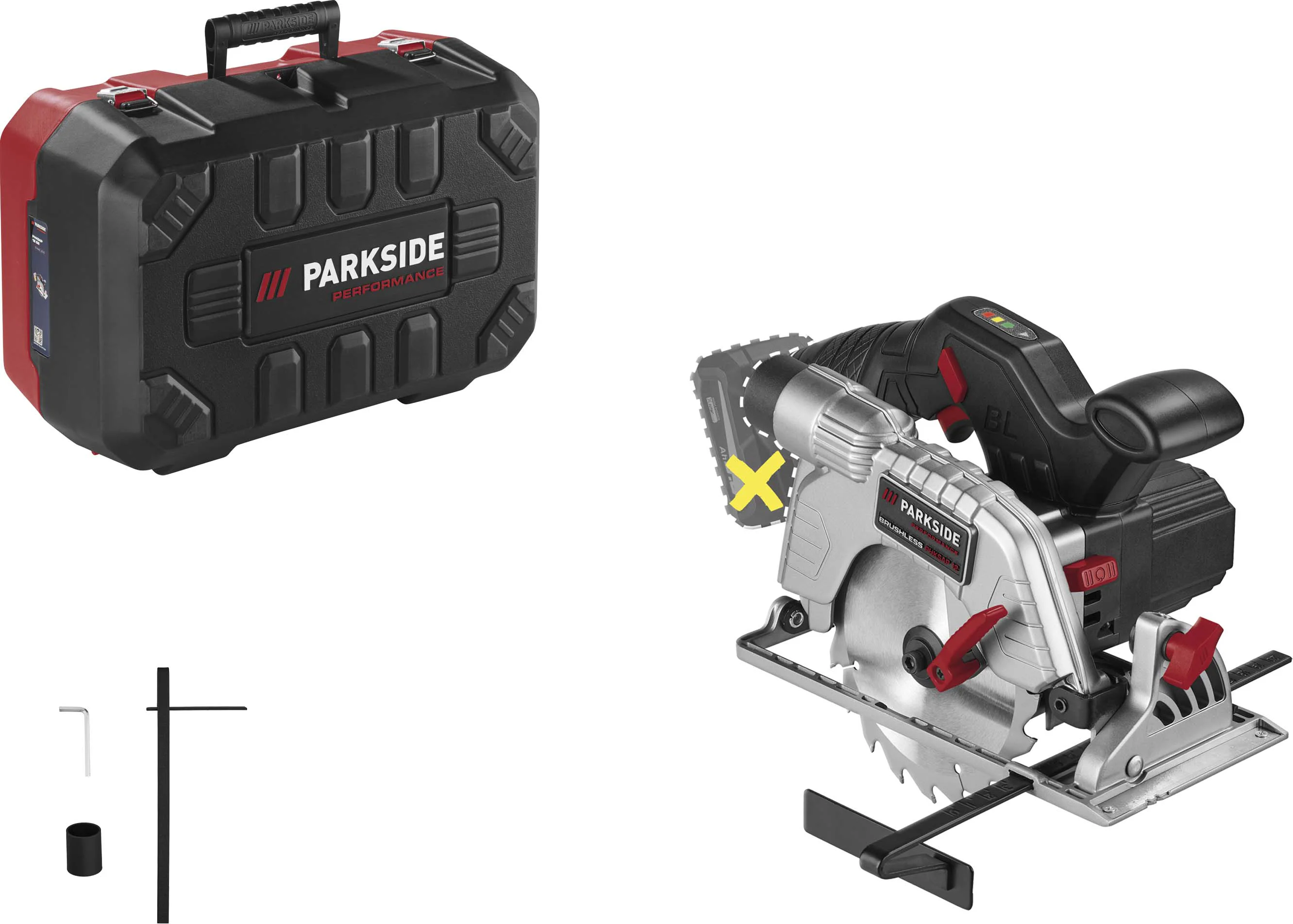 PARKSIDE PERFORMANCE Accu-handcirkelzaag 12 V, 140 mm, zonder accu en lader