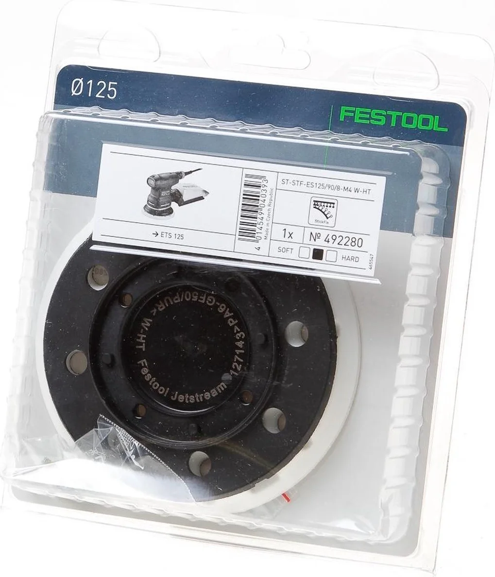 Festool ST-STF ES125/90/8-M4 W-HT Steunschijf 125mm zacht - 492280