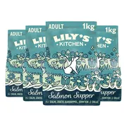 4x Lily's Kitchen Hondenvoer Droog Salmon Supper 1 kg