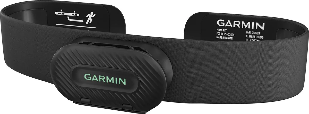 Garmin HRM-Fit Hartslagmeter Borstband voor Beha Zwart