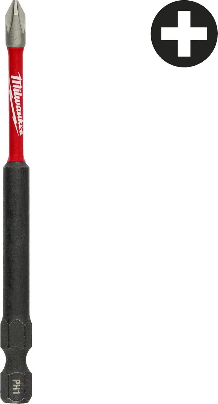 Milwaukee SHOCKWAVE™ IMPACT DUTY schroefbit PH1 x 90 mm VE=1 - 4932430851